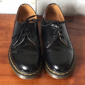 Dr. Martens Black Patent Leather Shoes